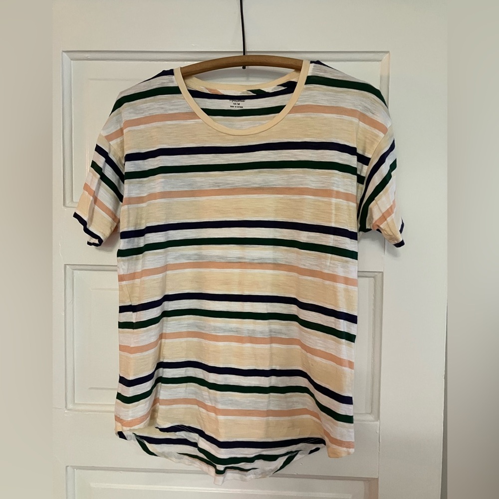 Madewell Striped Multicolor T-Shirt